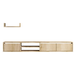 Hanah Home Mueble de TV Heka Roble Zafiro